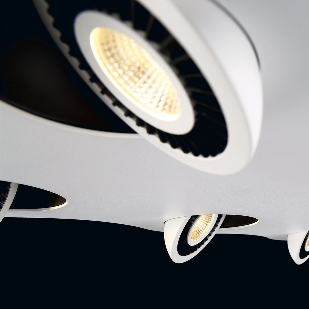 Eurofase Canada - 29484-010 - VISION,6LT LED PENDANT,W/B - VISION - White/Black