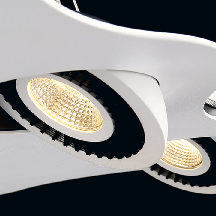 Eurofase Canada - 29484-010 - VISION,6LT LED PENDANT,W/B - VISION - White/Black