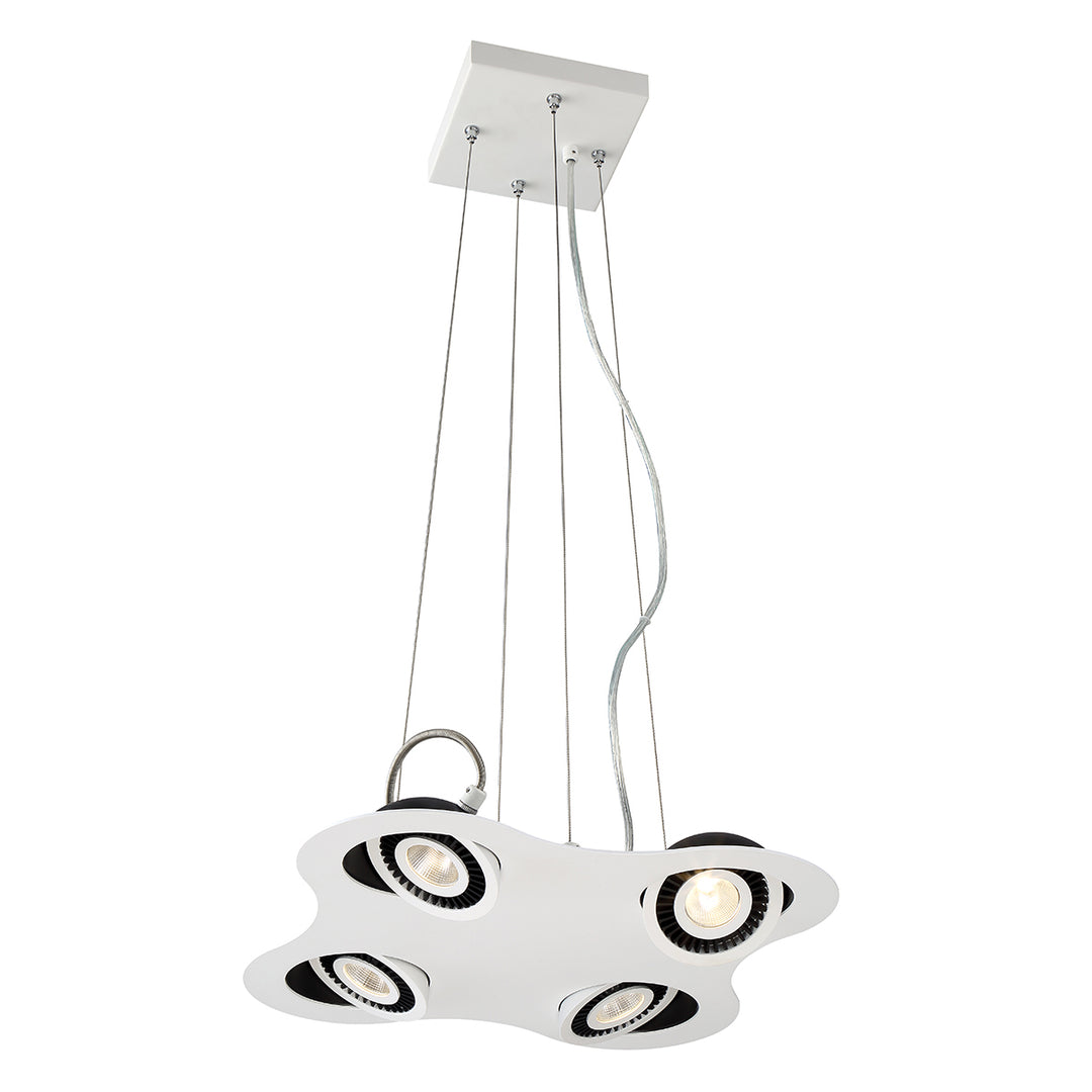 Eurofase Canada - 29485-017 - VISION,4LT LED PENDANT,W/B - VISION - White/Black