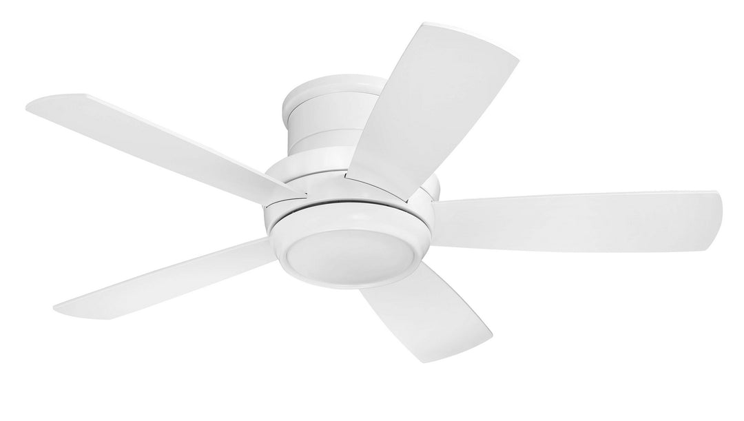 Tempo Hugger 44" 44"Ceiling Fan in White - available from The Lighting Shoppe, trusted by Canadian homeowners