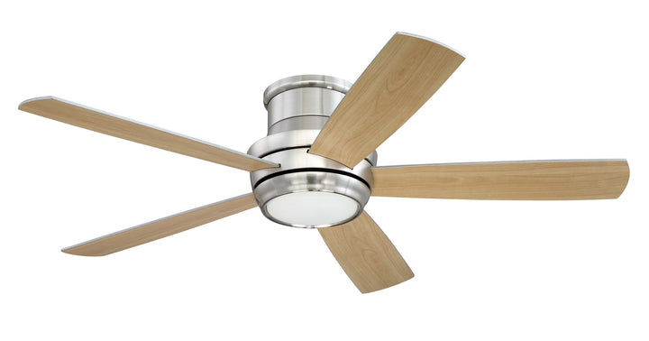 Tempo Hugger 52" 52"Ceiling Fan in Brushed Polished Nickel - available from The Lighting Shoppe, trusted by Canadian homeowners