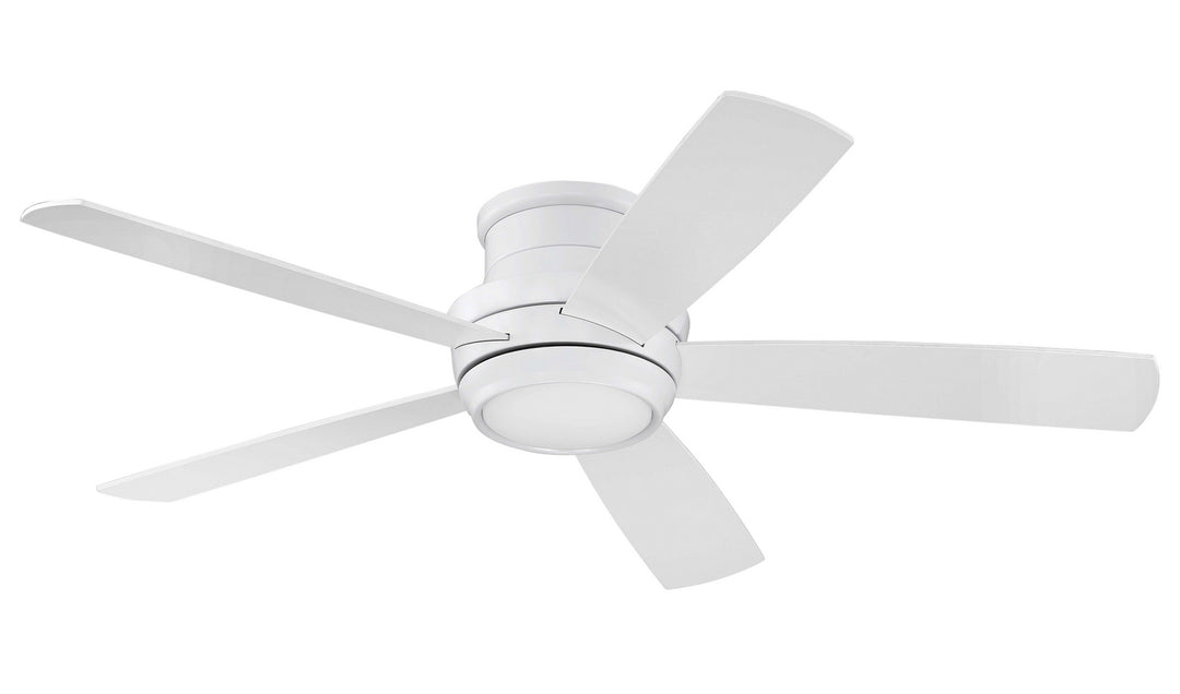 Tempo Hugger 52" 52"Ceiling Fan in White - available from The Lighting Shoppe, trusted by Canadian homeowners