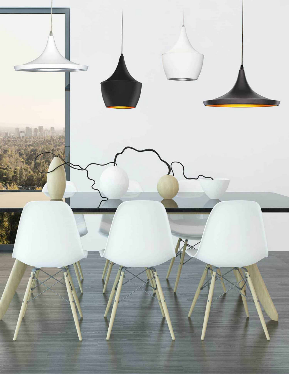Dainolite Canada - HKI-91P-WH - One Light Pendant - Helsinki - White