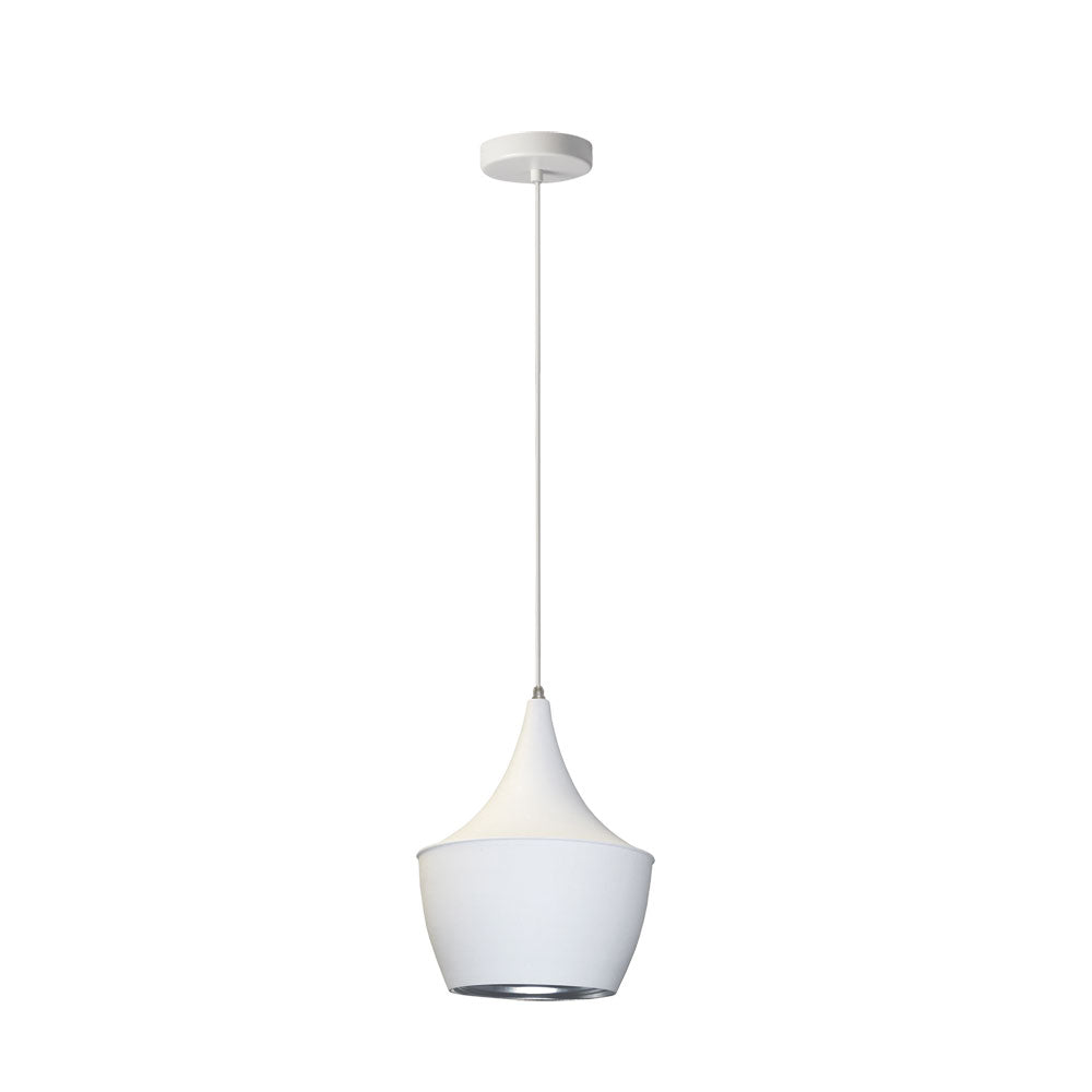 Helsinki One Light Pendant in White - available from The Lighting Shoppe, trusted by Canadian homeowners