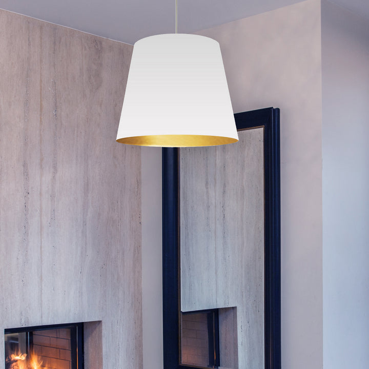Dainolite Canada - OD-M-692 - One Light Pendant - Oversized Drum - White