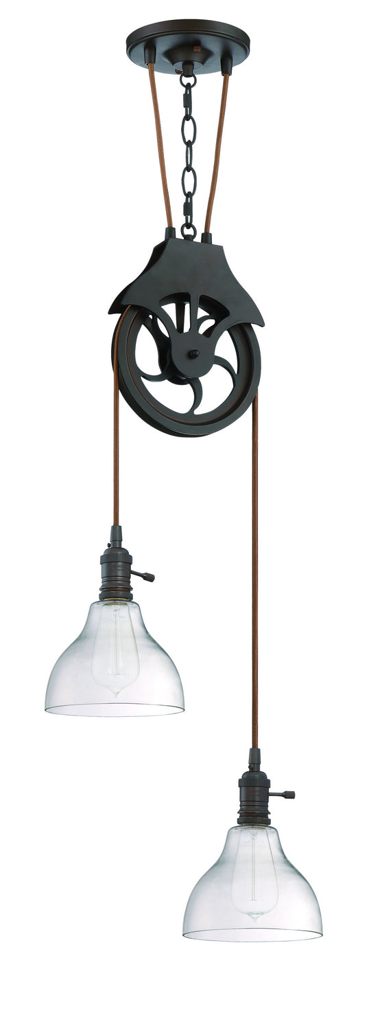 Craftmade Canada - CPMKP-2ABZ - Two Light Pendant - Design & Combine - Aged Bronze Brushed