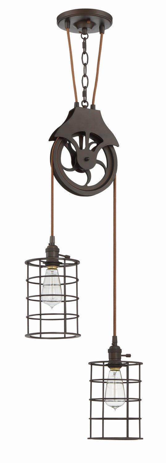 Craftmade Canada - CPMKP-2ABZ - Two Light Pendant - Design & Combine - Aged Bronze Brushed