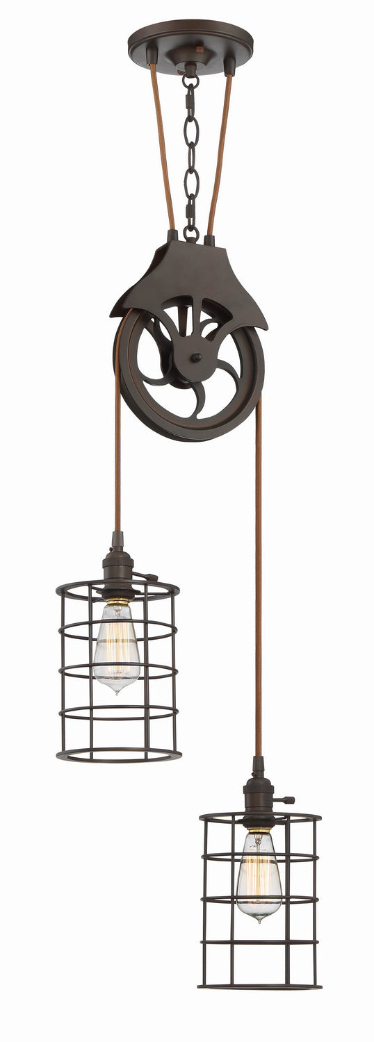 Craftmade Canada - CPMKP-2ABZ - Two Light Pendant - Design & Combine - Aged Bronze Brushed