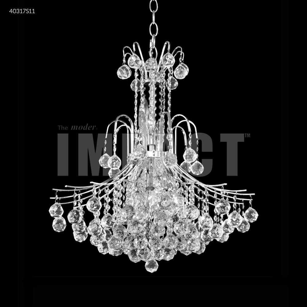 Cascade 11 Light Chandelier in Silver James R. Moder Canada