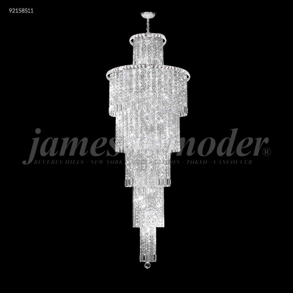 Prestige 34 Light Chandelier in Silver James R. Moder Canada