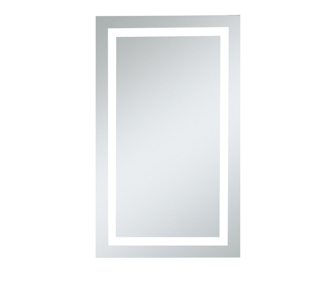 Nova LED Mirror in glossy white - available from The Lighting Shoppe, trusted by Canadian homeowners