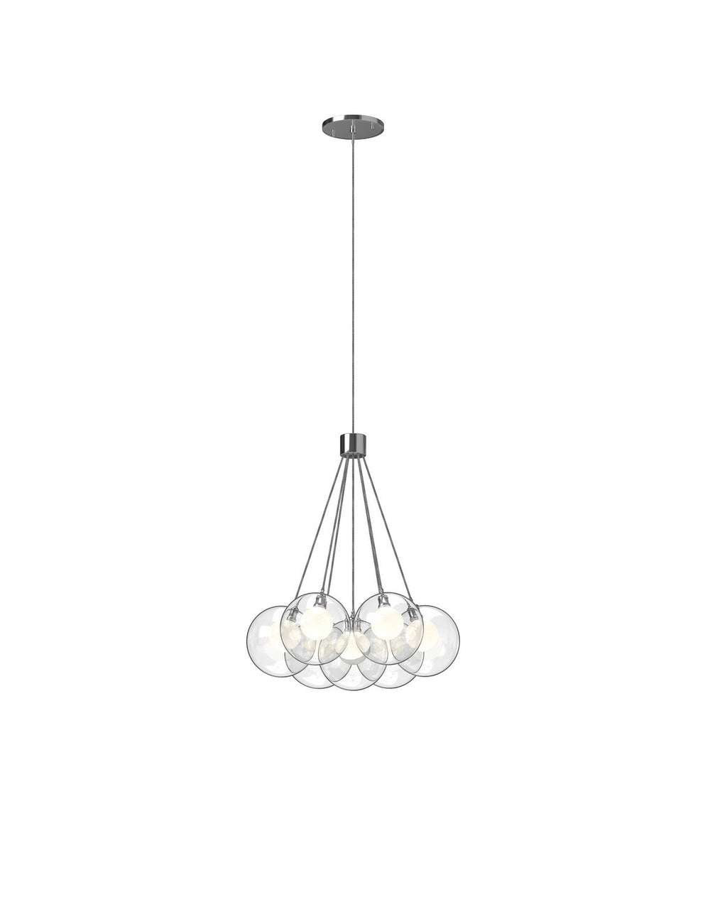 Kuzco Canada - CH3117 - LED Chandelier - Bolla - Chrome