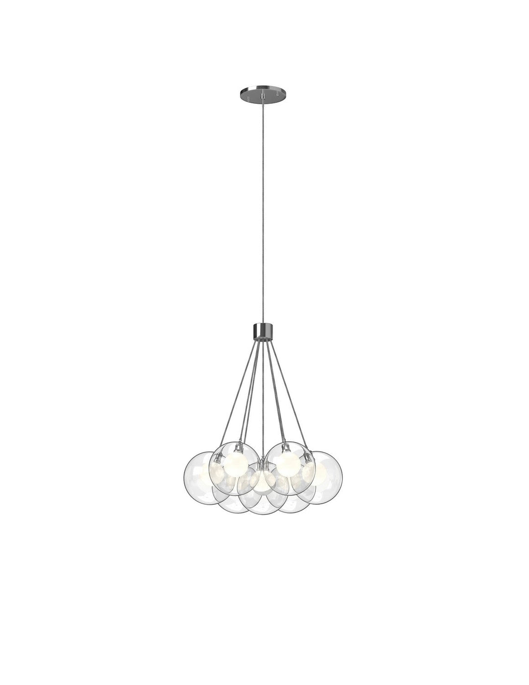 Kuzco Canada - CH3117 - LED Chandelier - Bolla - Chrome