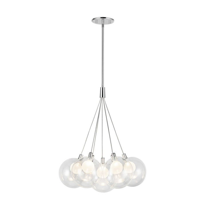 Kuzco Canada - CH3117 - LED Chandelier - Bolla - Chrome