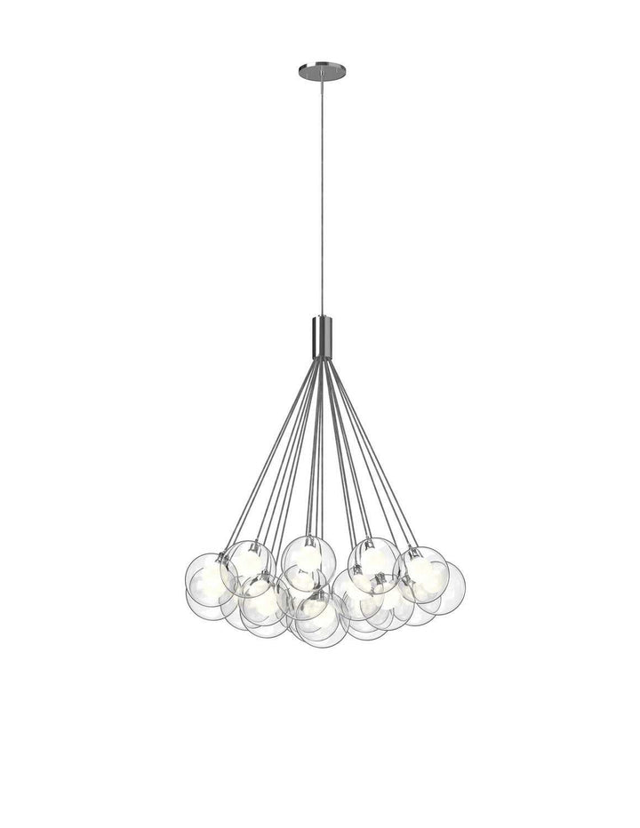 Kuzco Canada - CH3128 - LED Chandelier - Bolla - Chrome