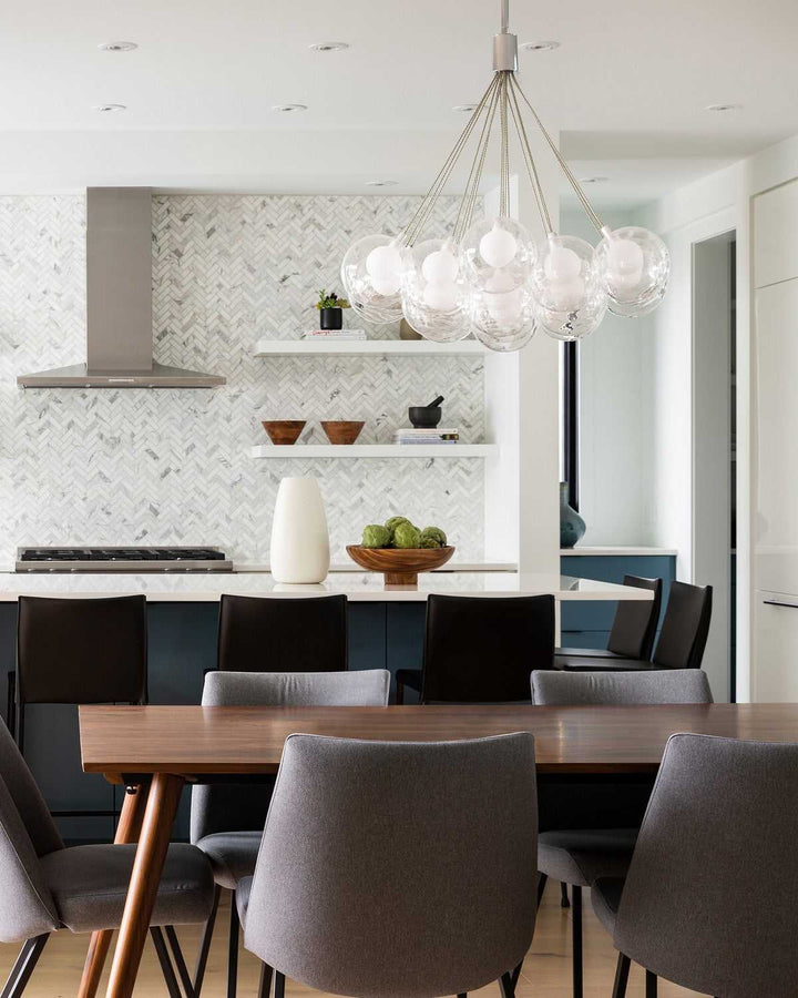 Kuzco Canada - CH3128 - LED Chandelier - Bolla - Chrome