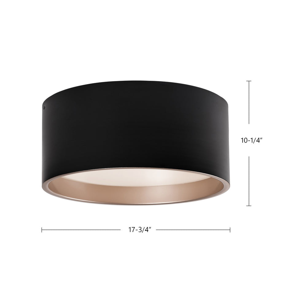 Kuzco Canada - FM11418-BK - LED Flush Mount - Mousinni - Black