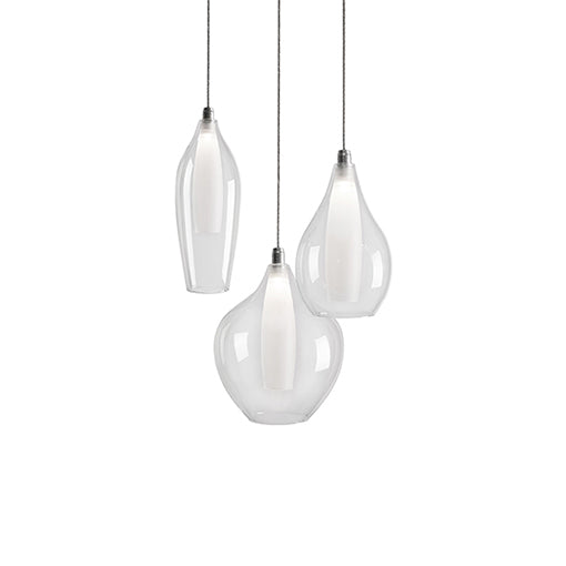 Kuzco Canada - MP3003 - LED Pendant - Victoria - Chrome