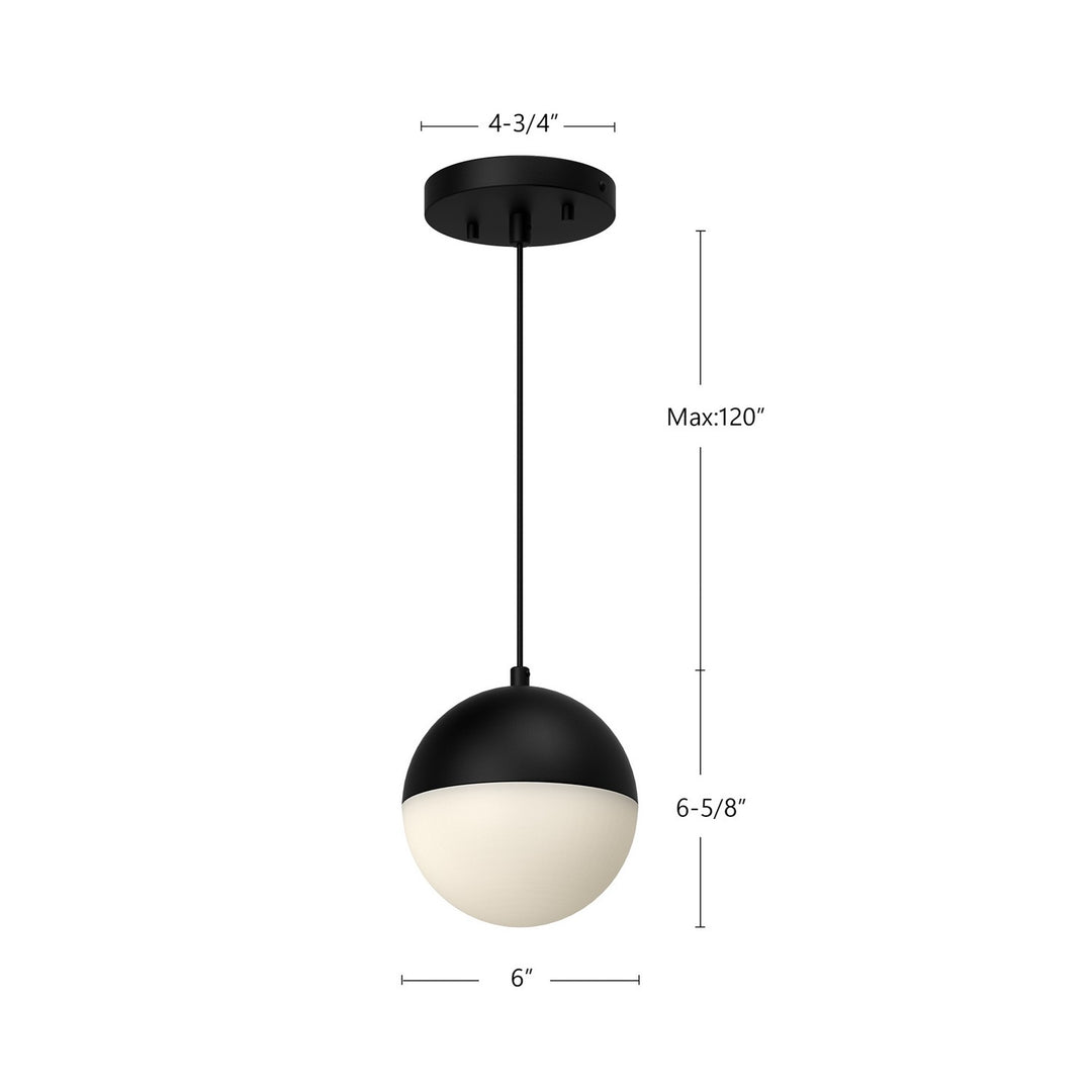 Kuzco Canada - PD11706-BK - LED Pendant - Monae - Black