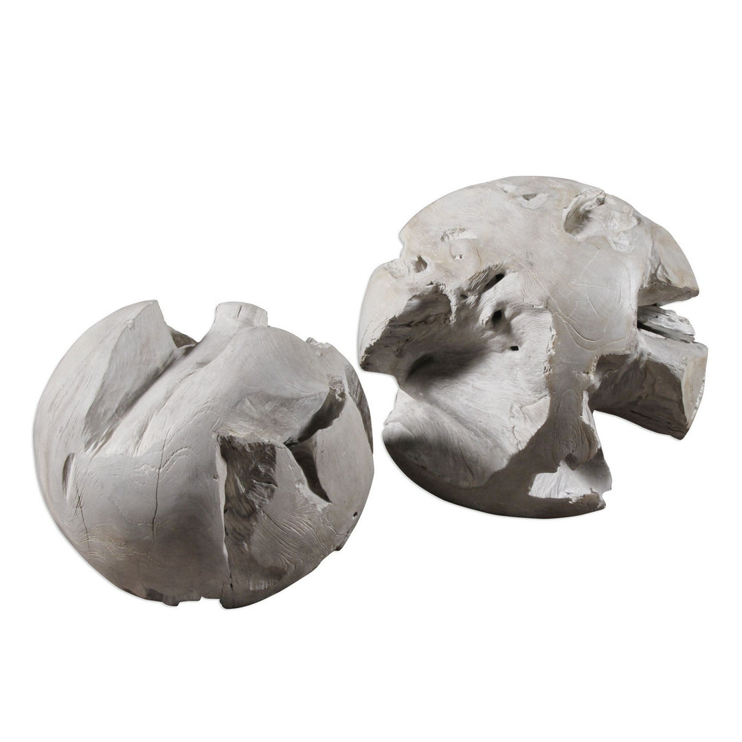 Ermanno Balls S/2 in Gray Glaze - available from The Lighting Shoppe, trusted by Canadian homeowners