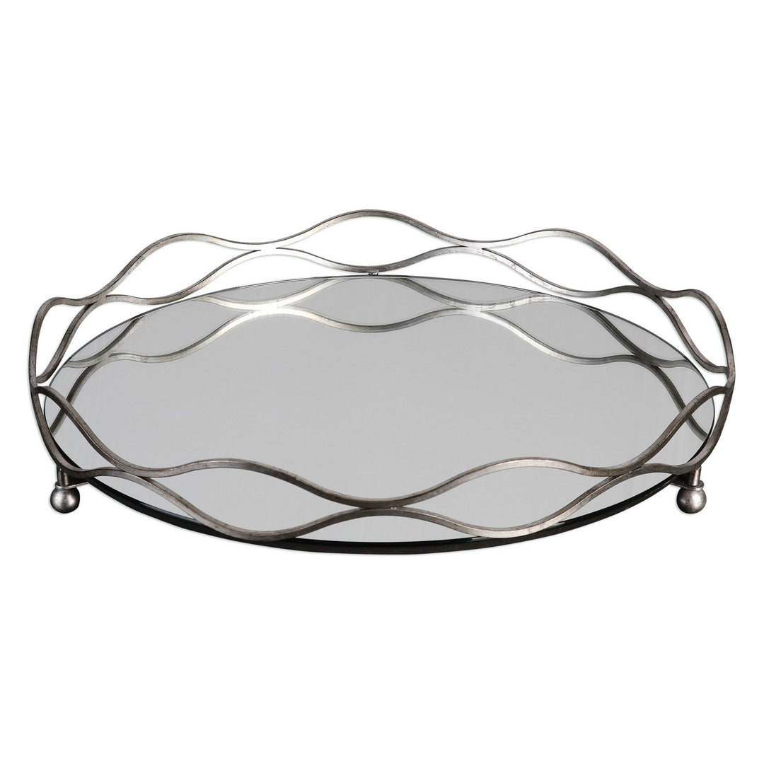 Rachele Tray in Silver Leaf - available from The Lighting Shoppe, trusted by Canadian homeowners