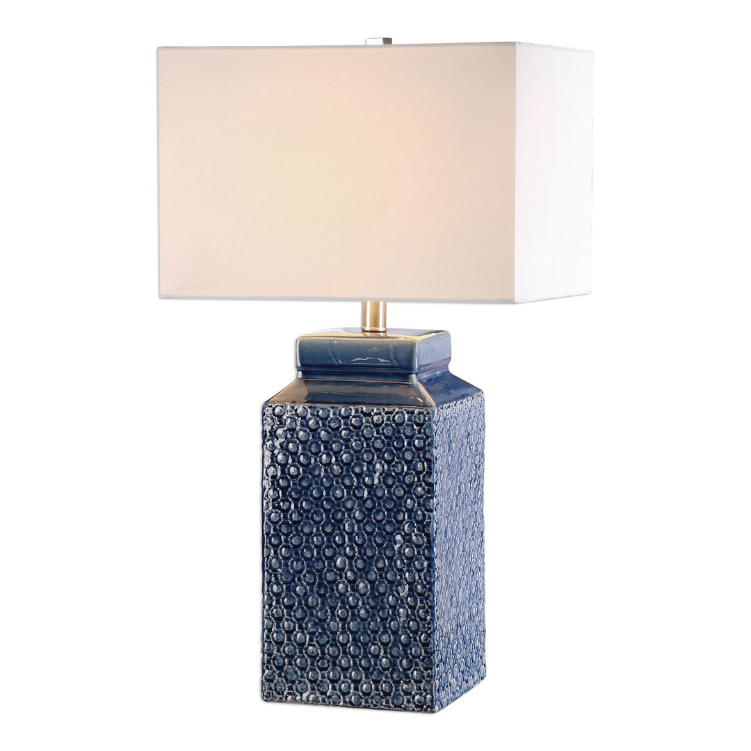 Pero One Light Table Lamp in Brushed Nickel - available from The Lighting Shoppe, trusted by Canadian homeowners