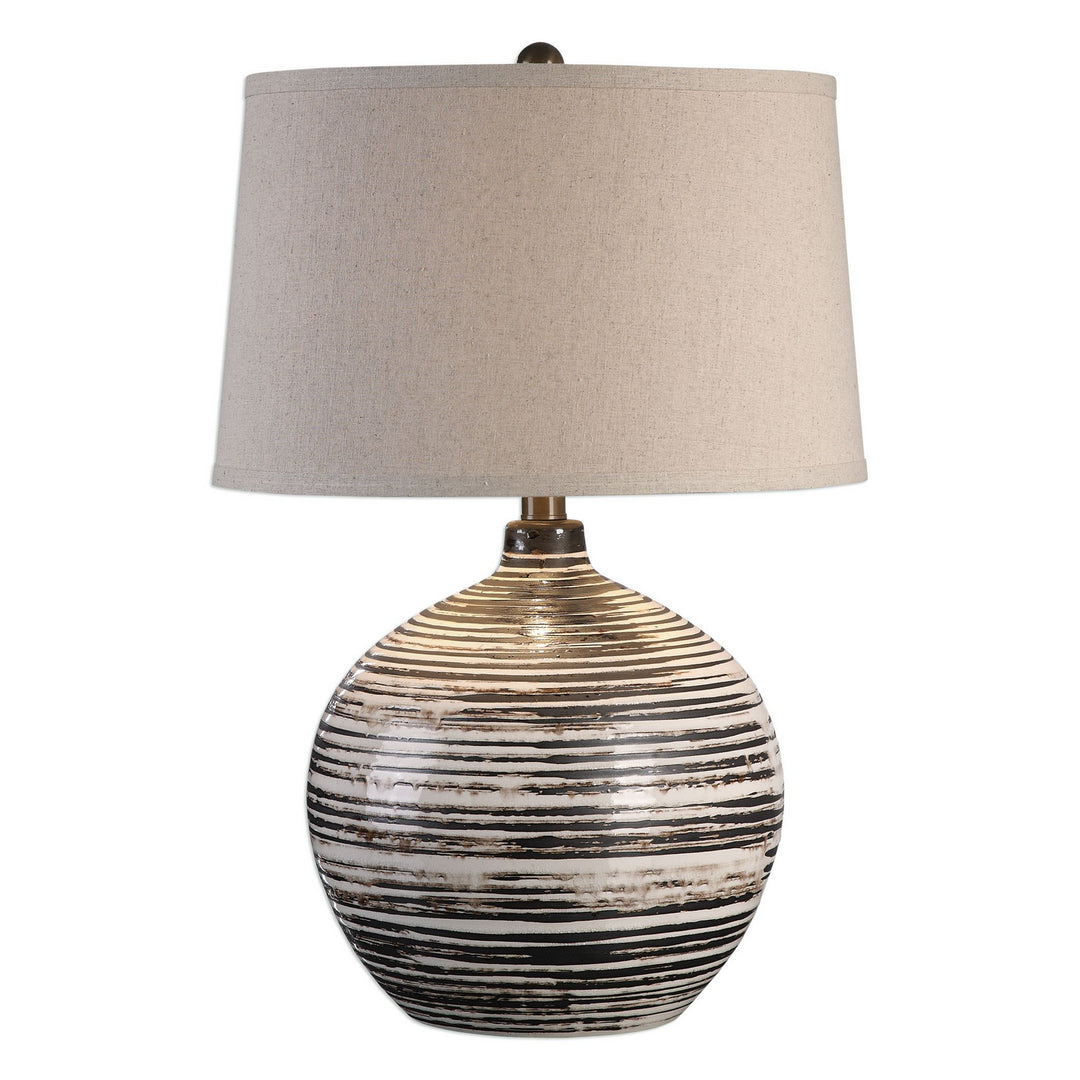 Bloxom One Light Table Lamp in Dark Mocha Bronze - available from The Lighting Shoppe, trusted by Canadian homeowners