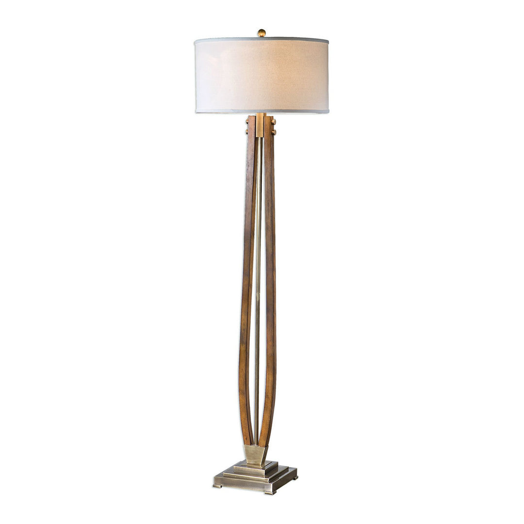 Boydton One Light Floor Lamp in Brushed Coffee Bronze Iron - available from The Lighting Shoppe, trusted by Canadian homeowners