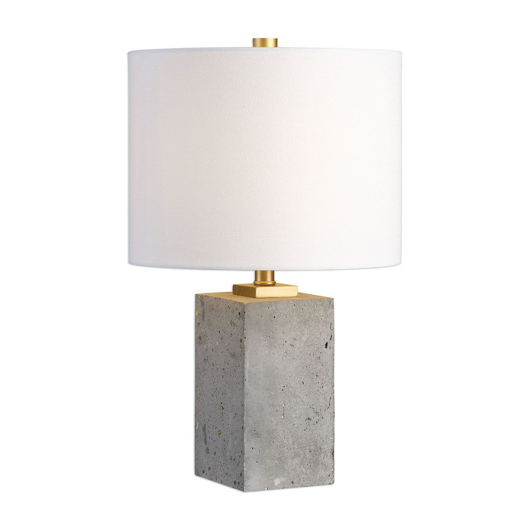 Drexel One Light Table Lamp in Brushed Gold - available from The Lighting Shoppe, trusted by Canadian homeowners