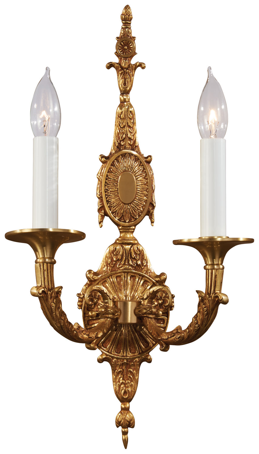 Metropolitan Family Two Light Wall Sconce in French Gold - available from The Lighting Shoppe, trusted by Canadian homeowners