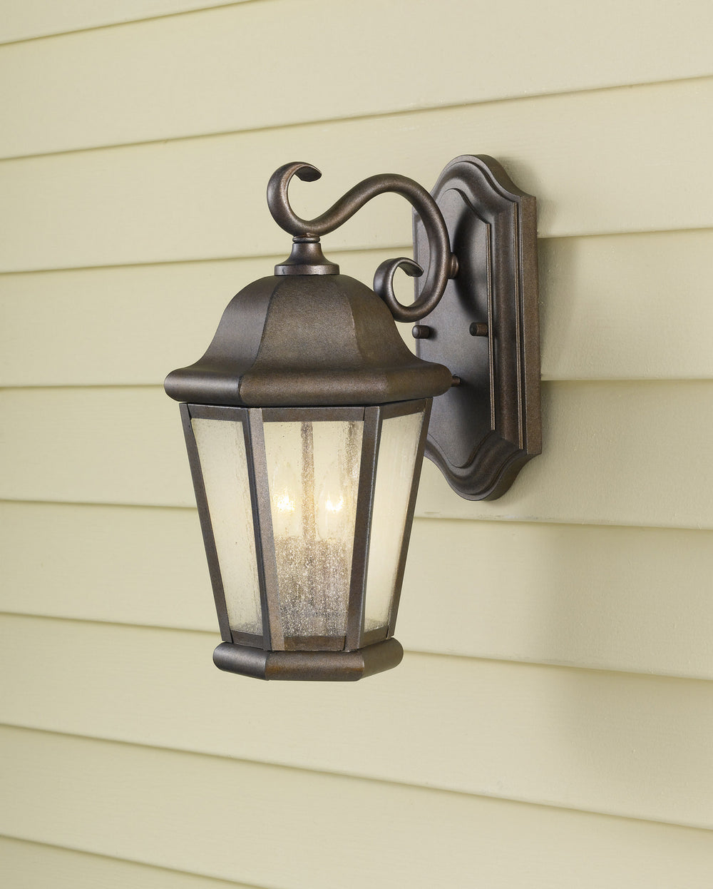 Generation Lighting Canada - OL5901CB - Two Light Outdoor Wall Lantern - Martinsville - Corinthian Bronze