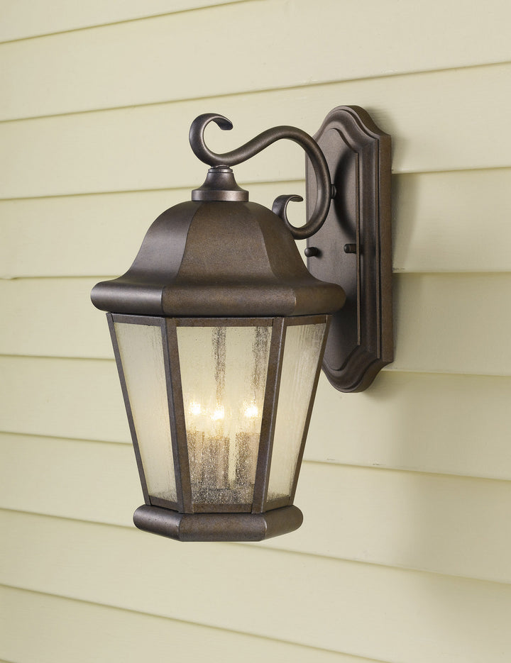 Generation Lighting Canada - OL5902CB - Three Light Outdoor Wall Lantern - Martinsville - Corinthian Bronze