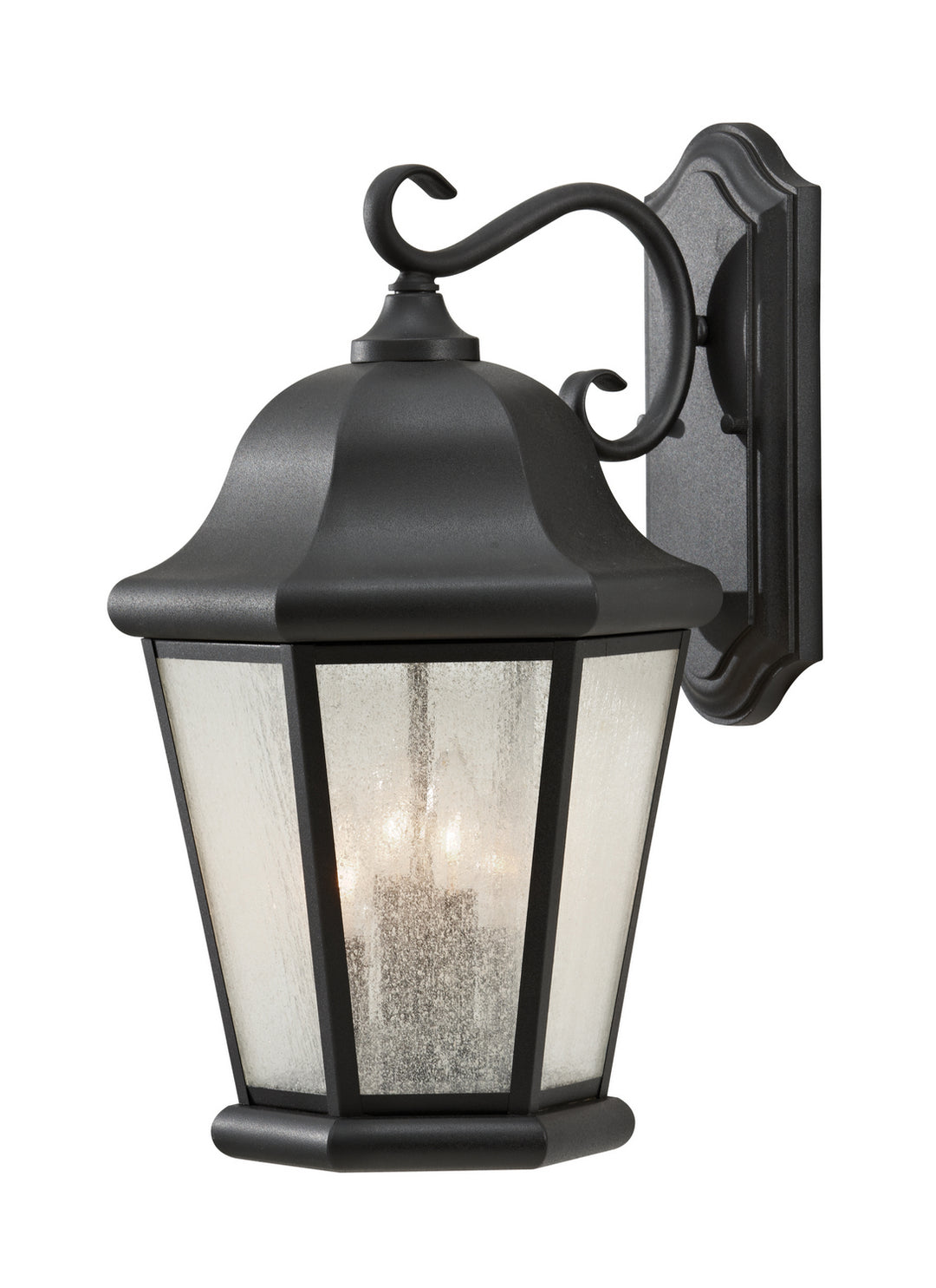 Generation Lighting Canada - OL5904BK - Four Light Outdoor Wall Lantern - Martinsville - Black