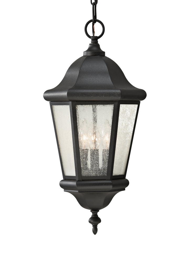 Generation Lighting Canada - OL5911BK - Three Light Outdoor Pendant - Martinsville - Black