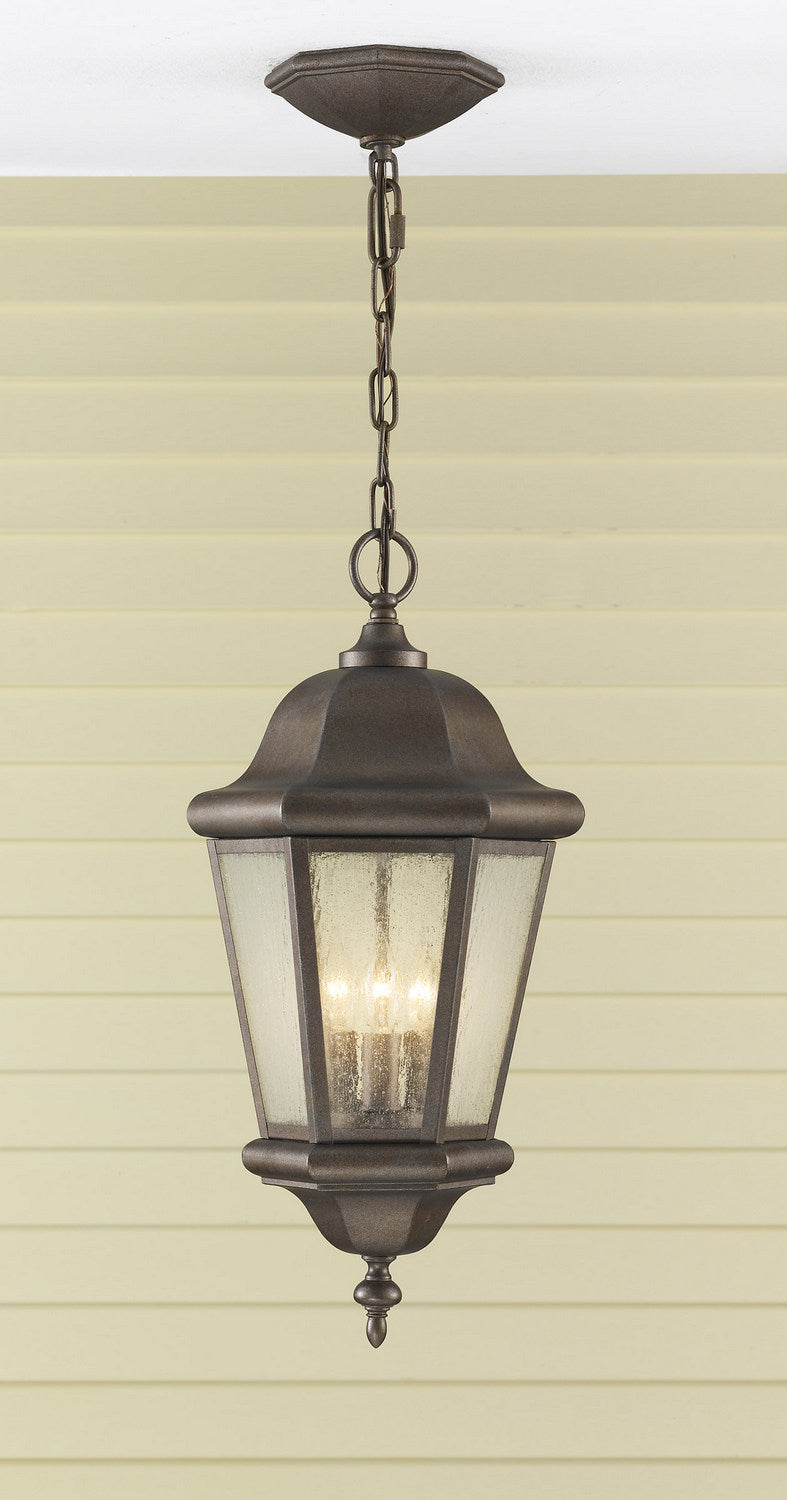 Generation Lighting Canada - OL5911CB - Three Light Outdoor Pendant - Martinsville - Corinthian Bronze