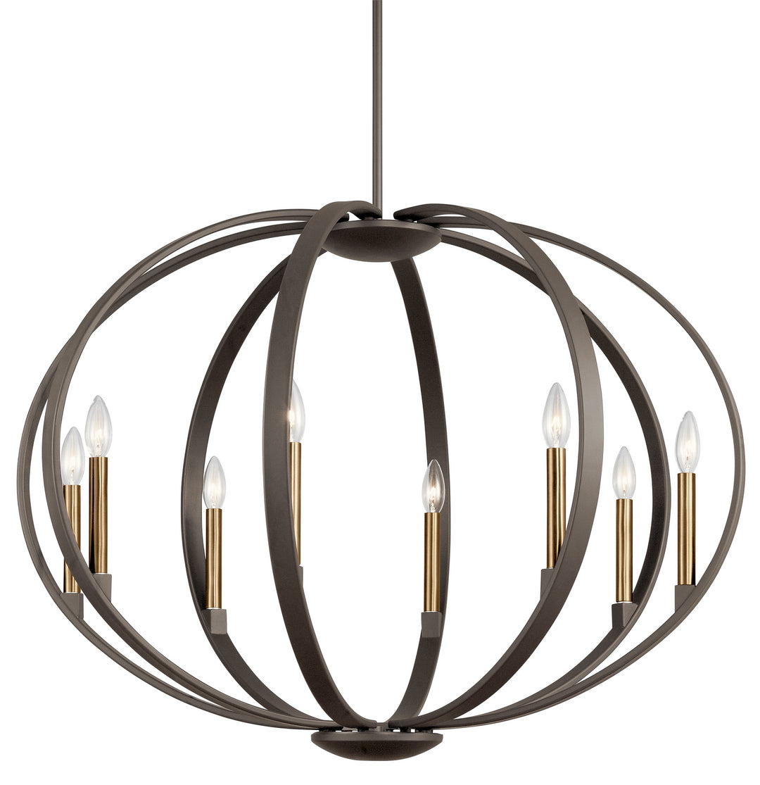 Elata Eight Light Chandelier in Olde Bronze - available from The Lighting Shoppe, trusted by Canadian homeowners
