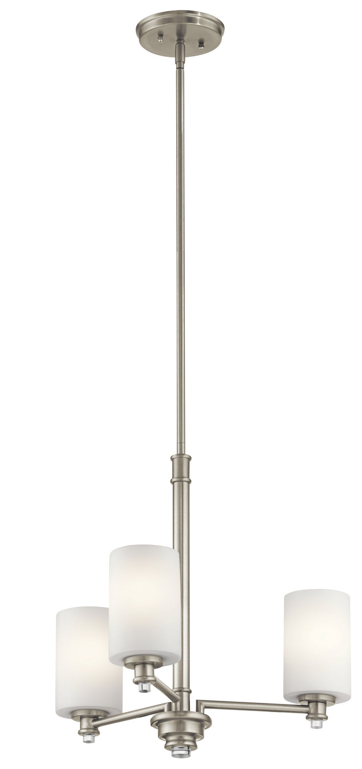 Kichler Canada - 43922NI - Three Light Mini Chandelier - Joelson - Brushed Nickel