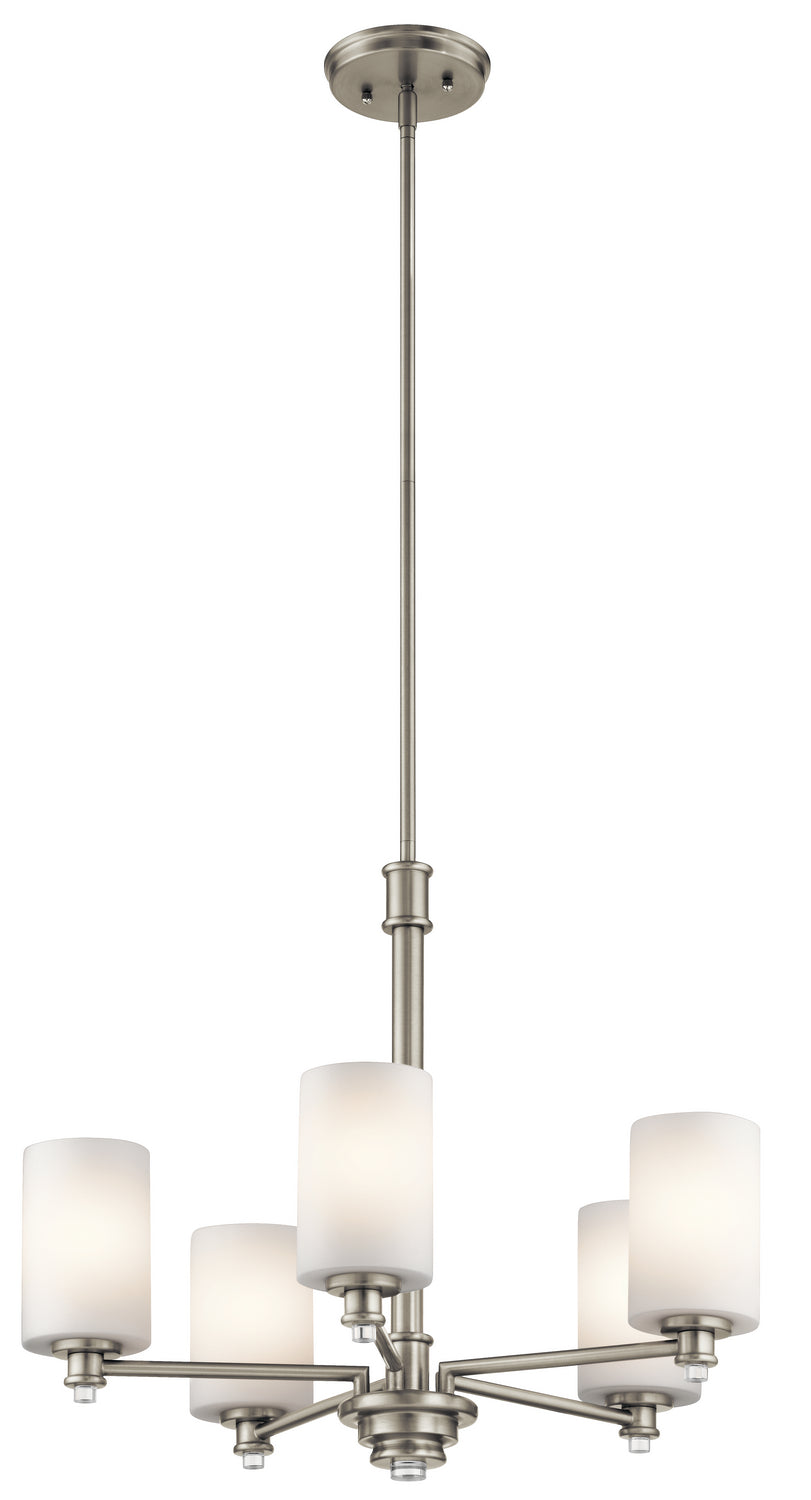 Kichler Canada - 43923NI - Five Light Chandelier - Joelson - Brushed Nickel