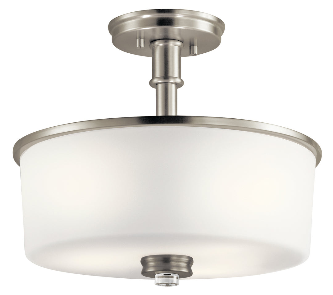 Kichler Canada - 43926NI - Three Light Semi Flush Mount - Joelson - Brushed Nickel