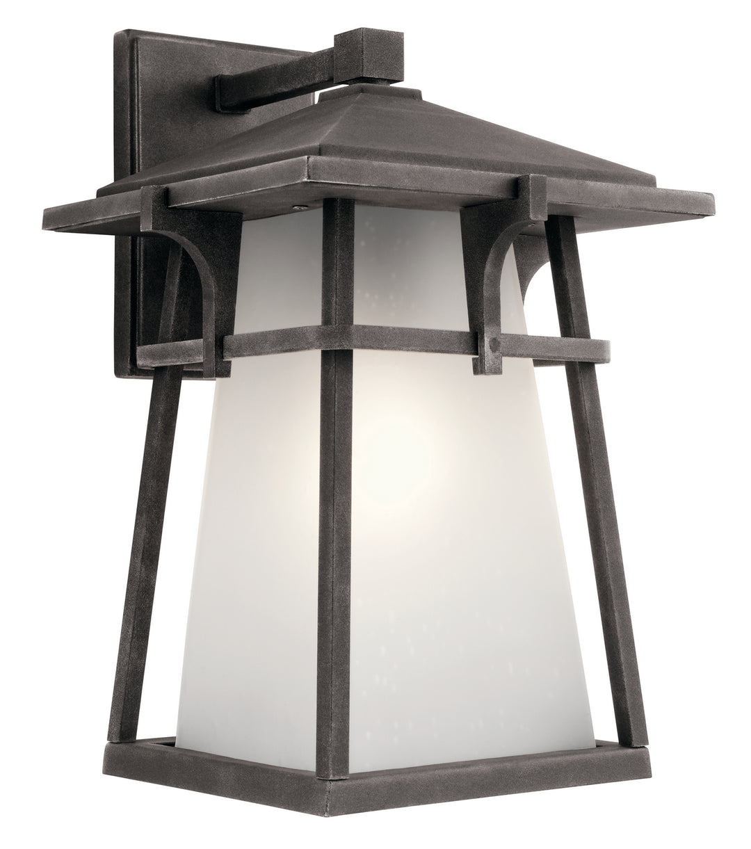 Kichler Canada - 49722WZC - One Light Outdoor Wall Mount - Beckett - Weathered Zinc