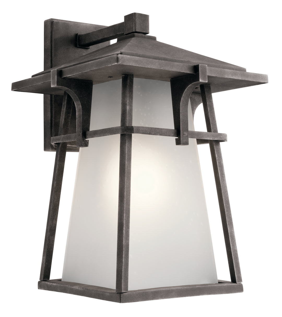 Kichler Canada - 49723WZC - One Light Outdoor Wall Mount - Beckett - Weathered Zinc
