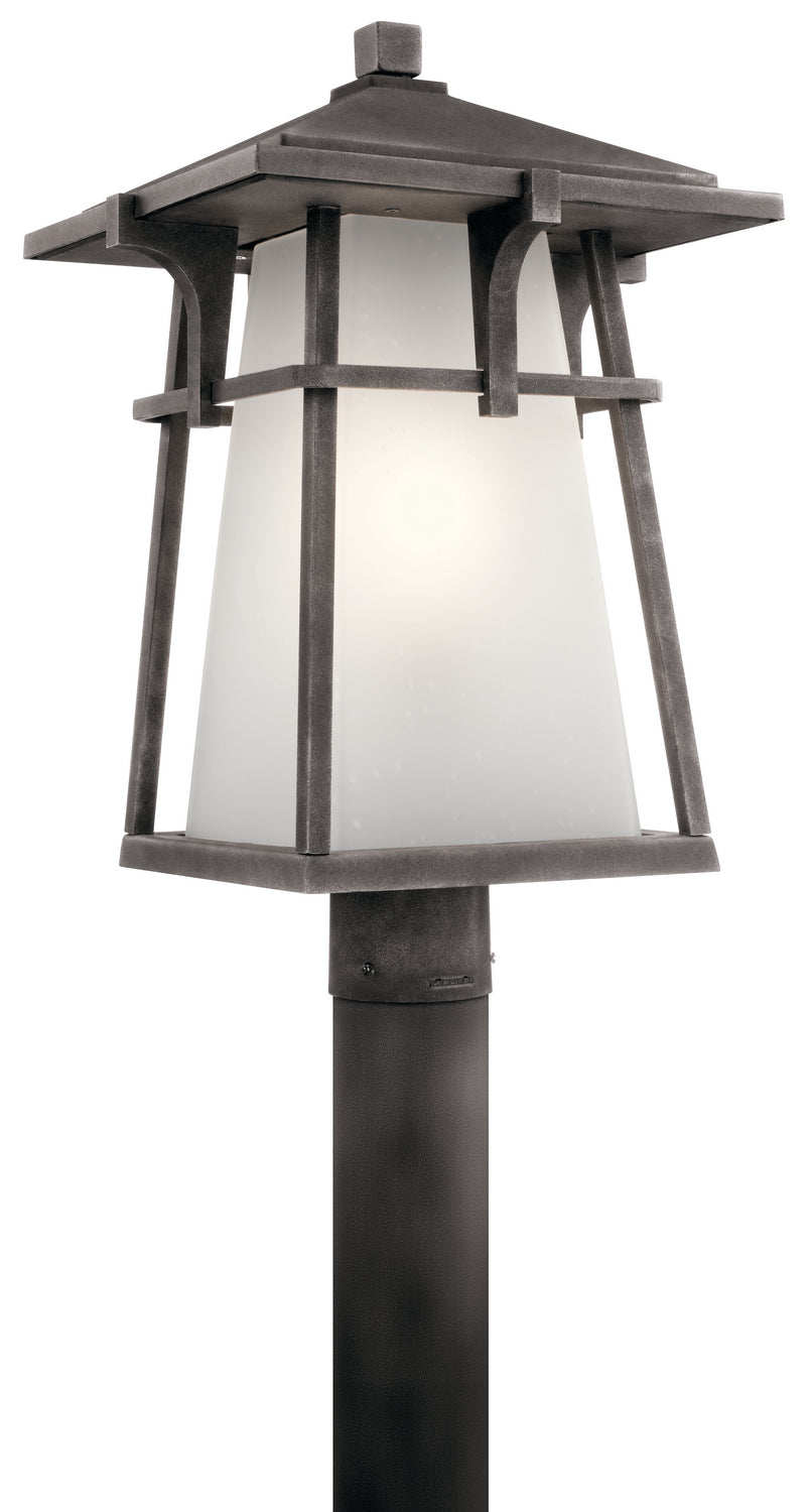 Kichler Canada - 49724WZC - One Light Outdoor Post Mount - Beckett - Weathered Zinc