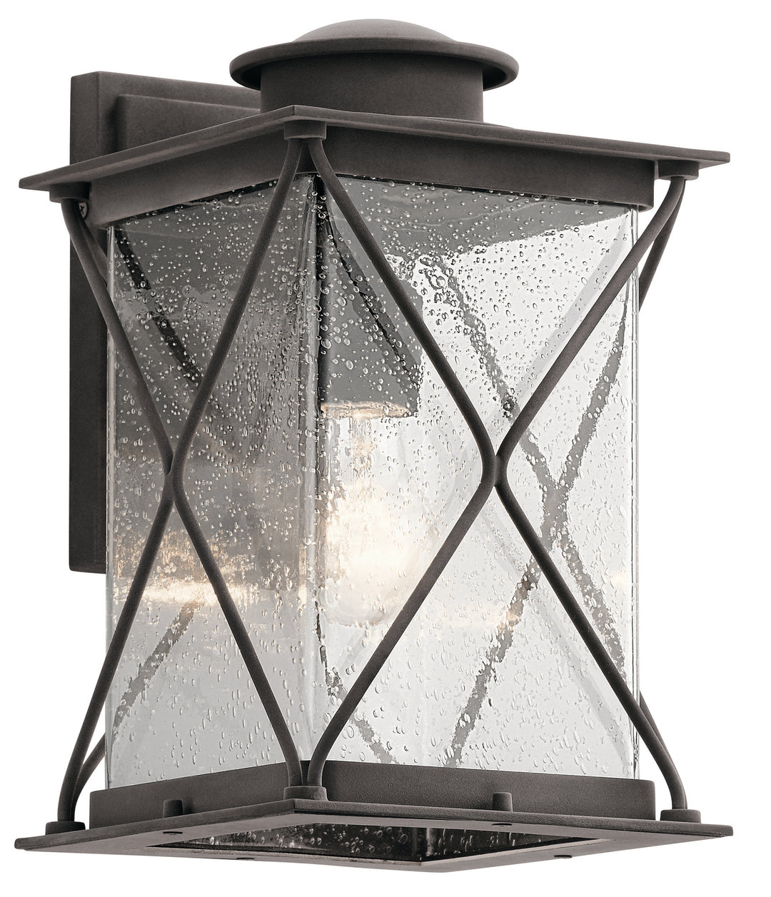 Kichler Canada - 49744WZC - One Light Outdoor Wall Mount - Argyle - Weathered Zinc
