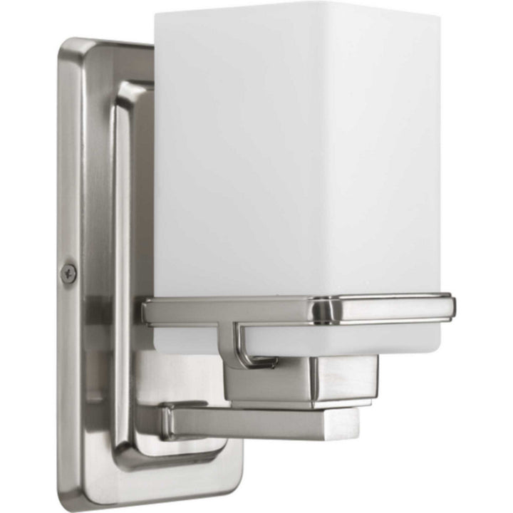 Metric One Light Bath in Brushed Nickel - available from The Lighting Shoppe, trusted by Canadian homeowners