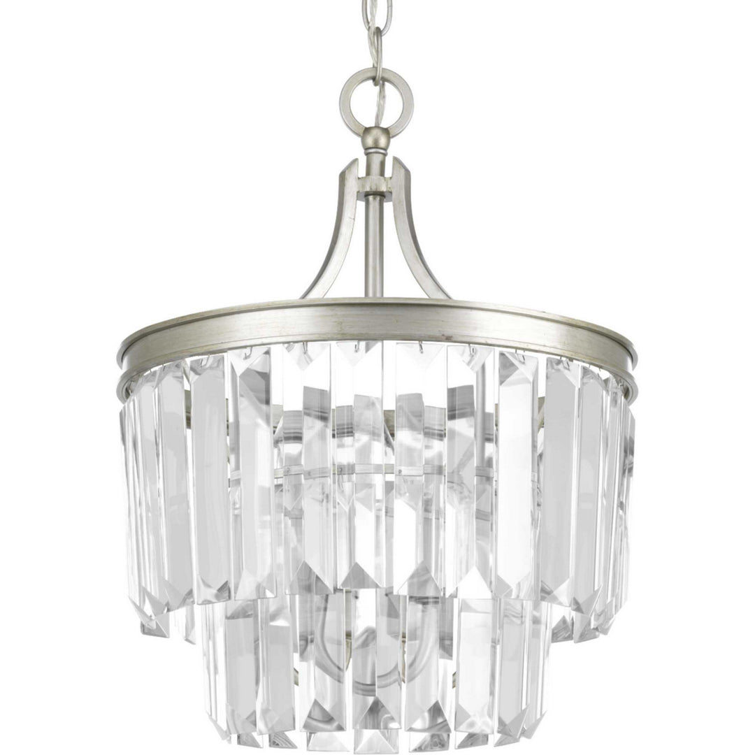 Glimmer Three Light Semi-Flush Convertible in Silver Ridge - available from The Lighting Shoppe, trusted by Canadian homeowners