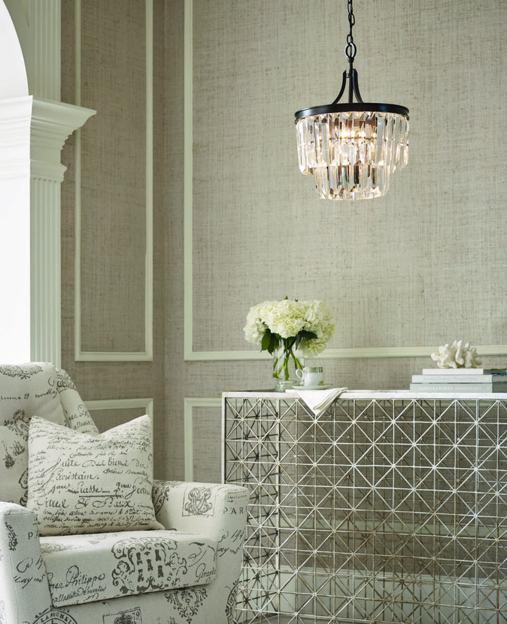 Progress Canada - P2325-20 - Three Light Semi-Flush Convertible - Glimmer - Antique Bronze