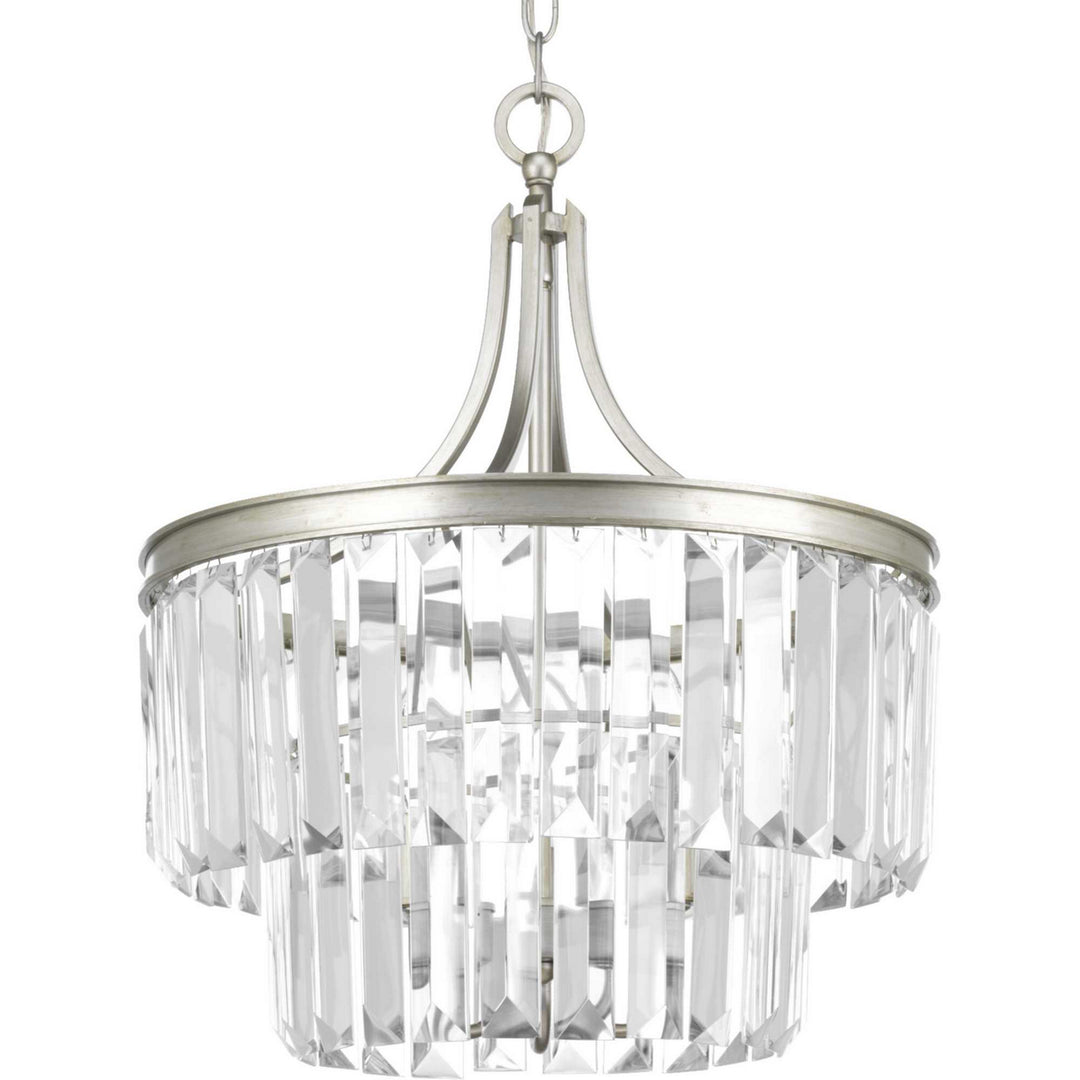 Glimmer Three Light Semi-Flush Convertible in Silver Ridge - available from The Lighting Shoppe, trusted by Canadian homeowners