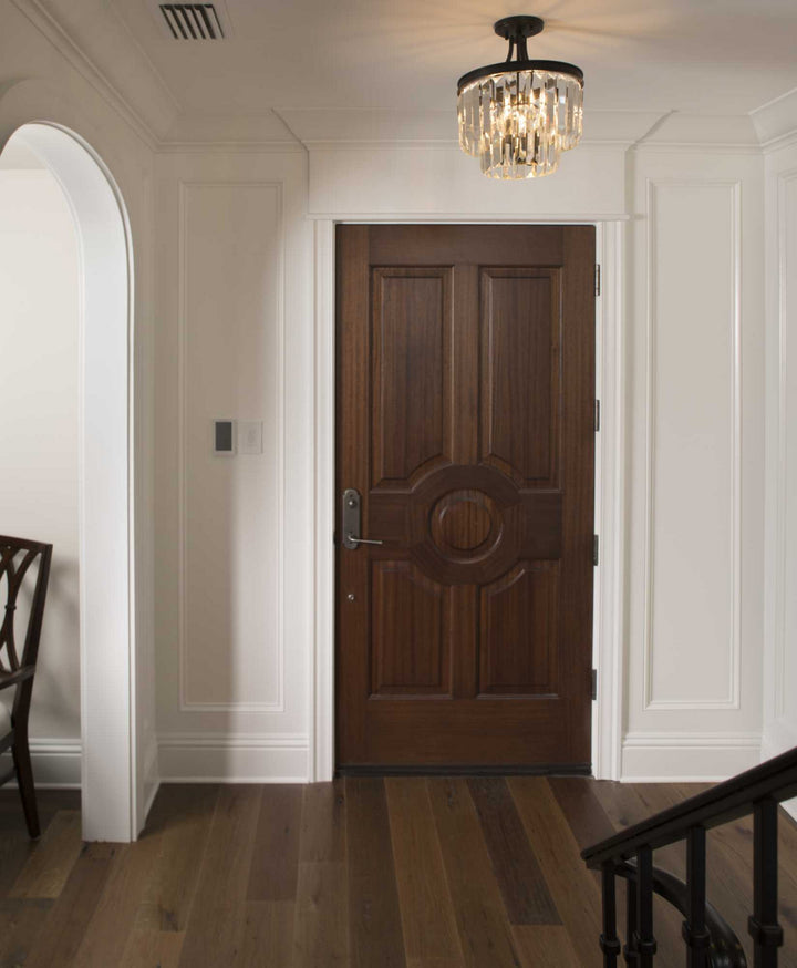 Progress Canada - P2326-20 - Three Light Semi-Flush Convertible - Glimmer - Antique Bronze