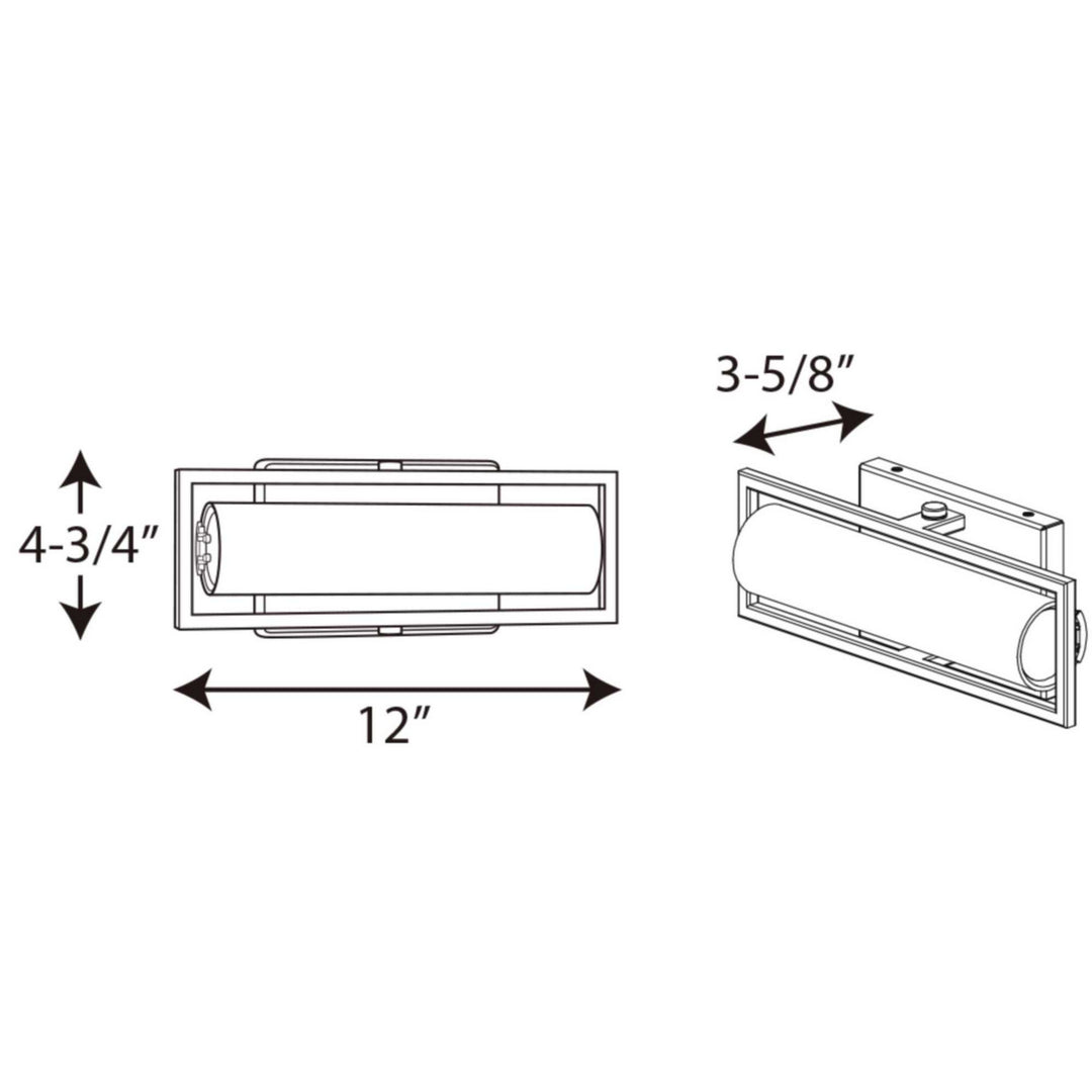 Progress Canada - P2781-0930K9 - LED Bath - Frame LED - Brushed Nickel