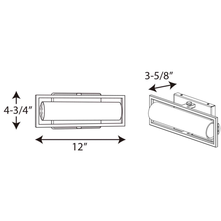 Progress Canada - P2781-0930K9 - LED Bath - Frame LED - Brushed Nickel